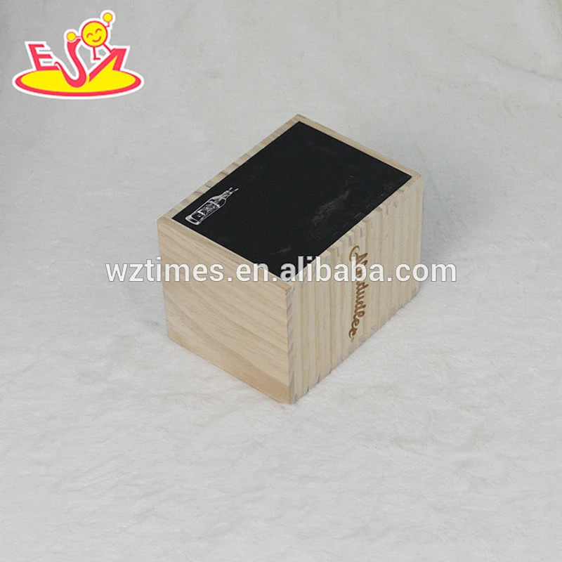 2018 wholesale baby wooden pen holder funny kids wooden pen holder best chidren wooden pen holder W18A002