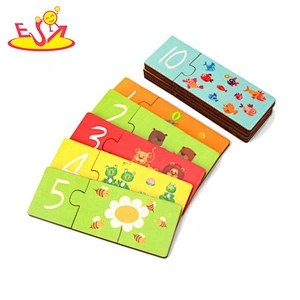 2019 Best quality early learning wooden math toys for baby W12E029