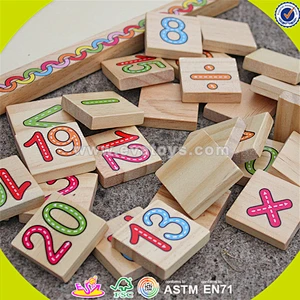 wholesale educational wooden count toy baby math toy top quality wooden count toy to help kids thinking W12E001