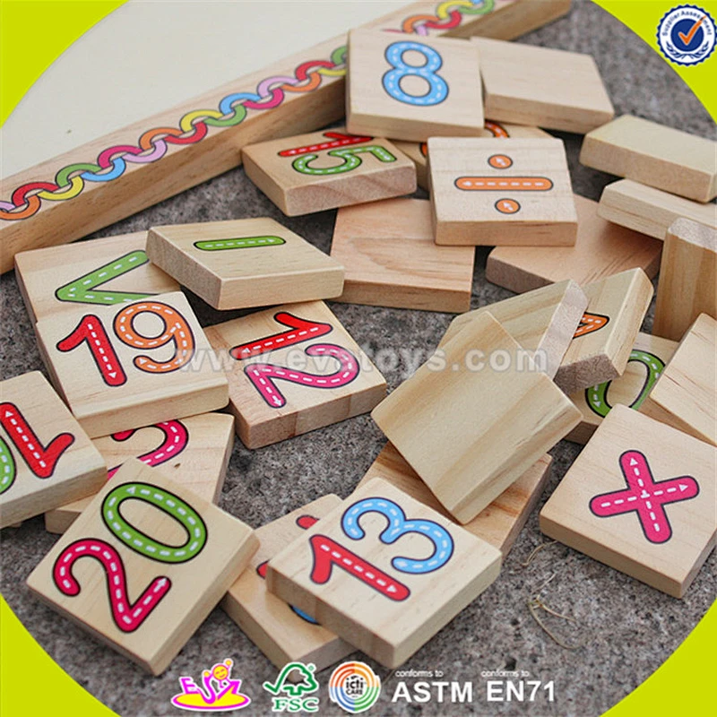 wholesale educational wooden count toy baby math toy top quality wooden count toy to help kids thinking W12E001