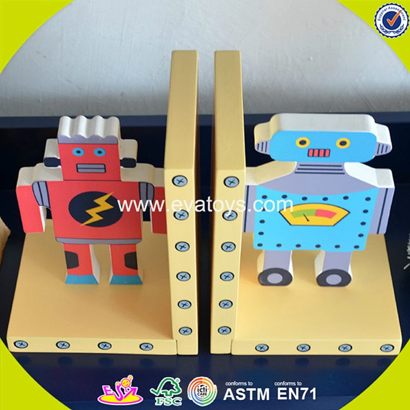 wholesale cartoon children wooden book holder creative baby wooden book holder W08D046