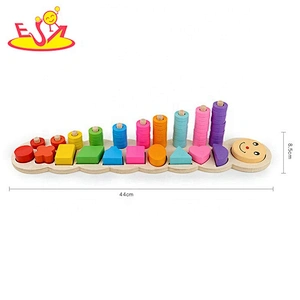 Best sale educational counting wooden learning toys for 1 year old W12E035