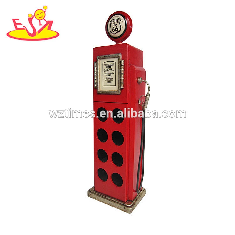 Wholesale best selling gas bump shape red color wooden bar storage cabinet W08C220