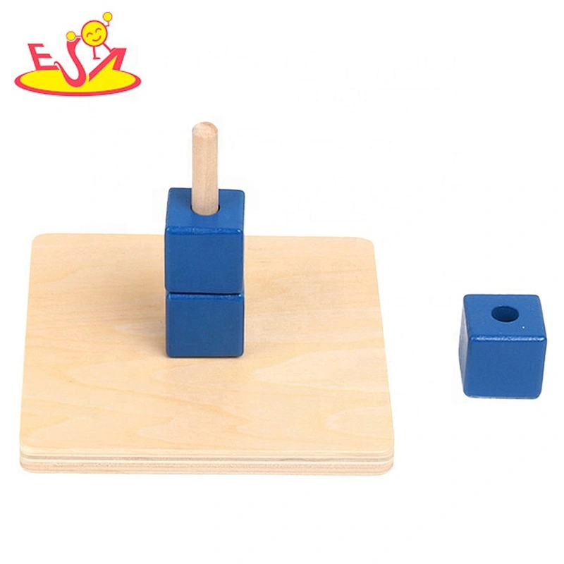 High quality educational wooden montessori blocks for children W12F091