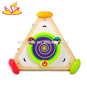 Wholesale multi-function wooden cube toy for children W12D083