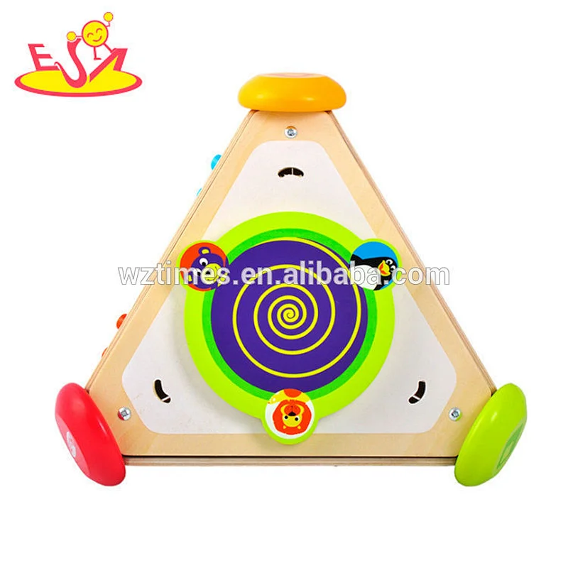 Wholesale multi-function wooden cube toy for children W12D083