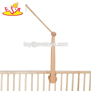 hot sale handmade wooden baby rattle for newborns W07G008