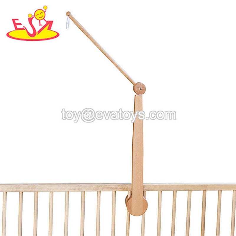 hot sale handmade wooden baby rattle for newborns W07G008