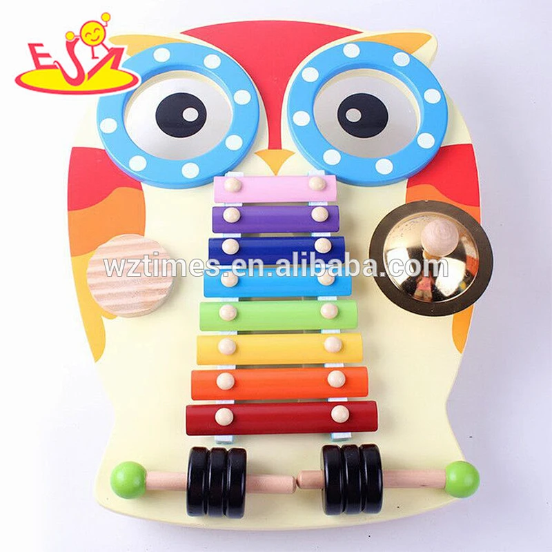 wholesale hot sale baby wooden musical keyboard new fashion children wooden musical keyboard W07A097