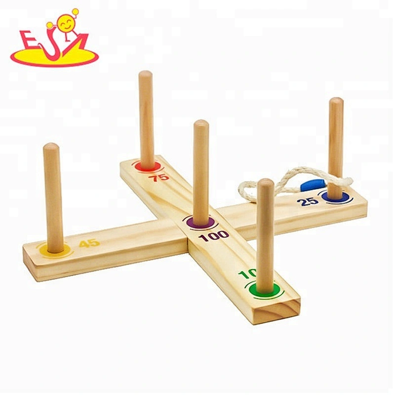 High quality children educational wooden toss game for yard W01D001