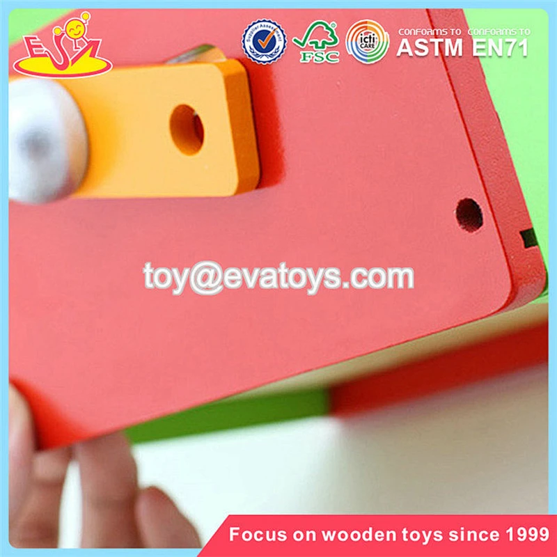 Wholesale intelligent pretend toy wooden tools box toy for training children W03D086