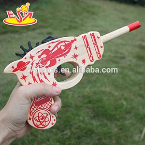 hot quality baby wooden toy weapons cheap wooden gun toy for kids W02A098