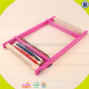 wholesale baby wooden loom toy funny kids wooden loom toy popular children wooden loom toy W01B016
