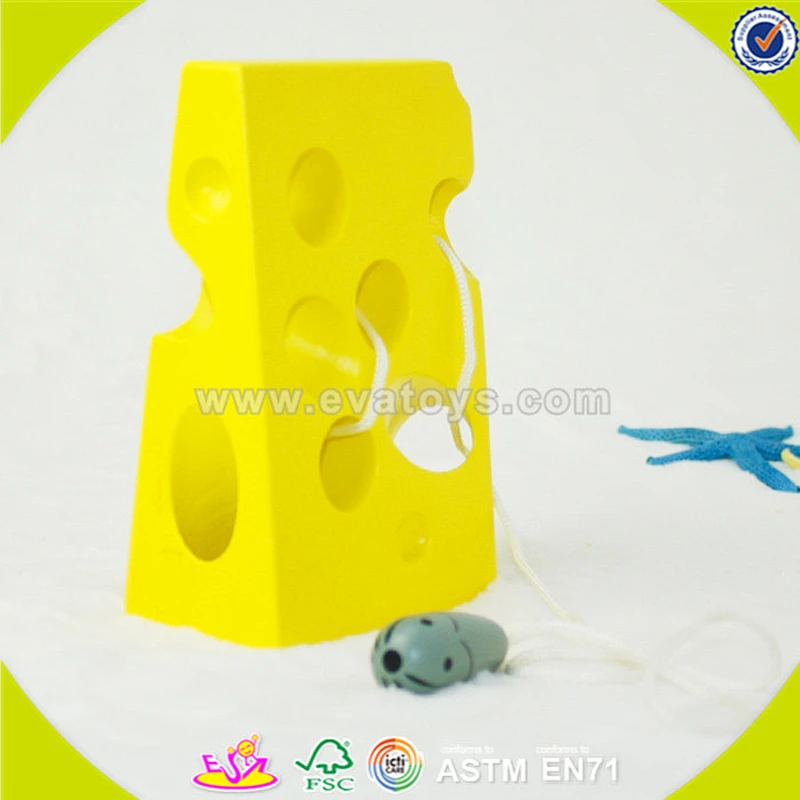 wholesale baby wooden threading toy hot sale kids wooden threading toy funny wooden threading toy W11E047