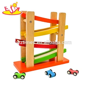 Großhandel diy hölzerne Kinderautospiele für Bildung W04E038