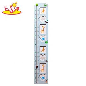 High quality height measure wooden child growth chart with customize W09C008