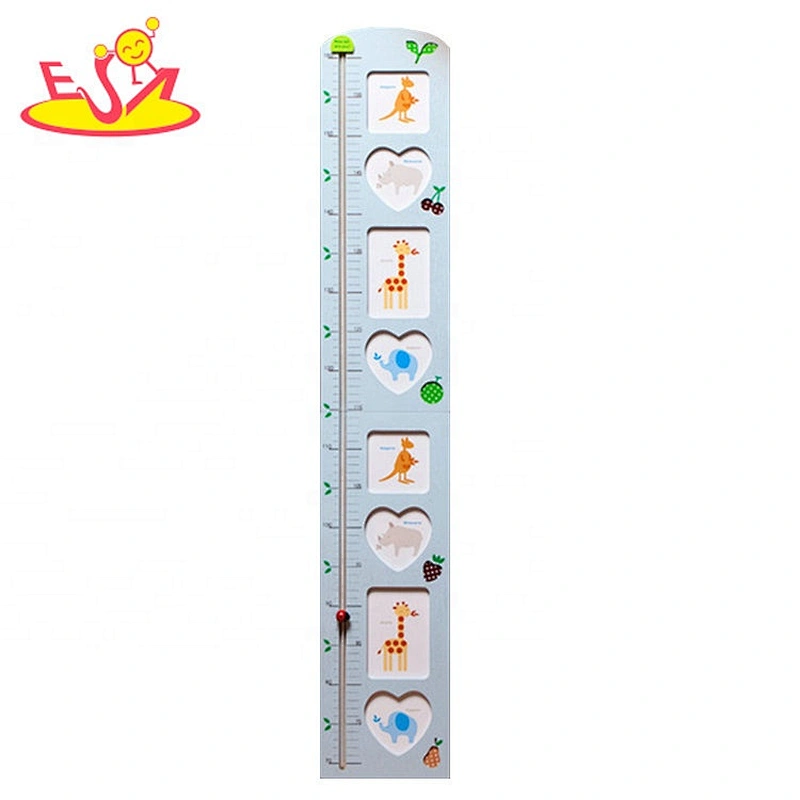 High quality height measure wooden child growth chart with customize W09C008