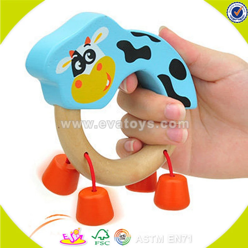 wholesale fashion kids wooden bells toy children wooden bells toy W07I121