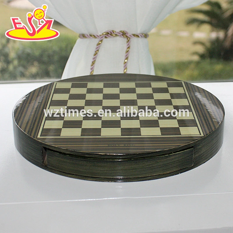 2017 Wholesale cheap kids wooden chess game best wooden chess game W11A054