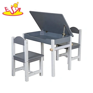 2019 High quality foldable wooden study table for kids W08G266B