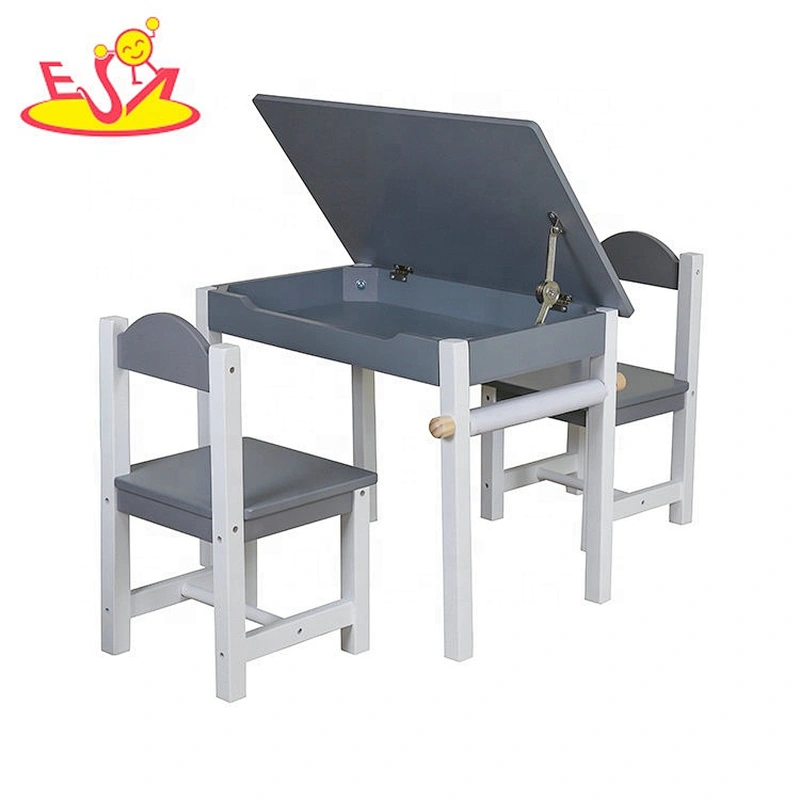 2019 High quality foldable wooden study table for kids W08G266B
