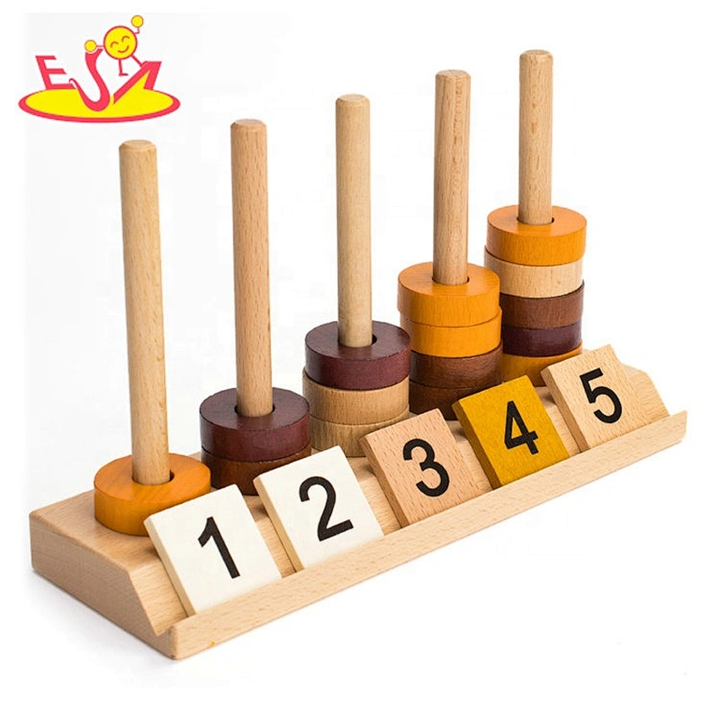 New arrival educational wooden counting games for toddlers W13D223