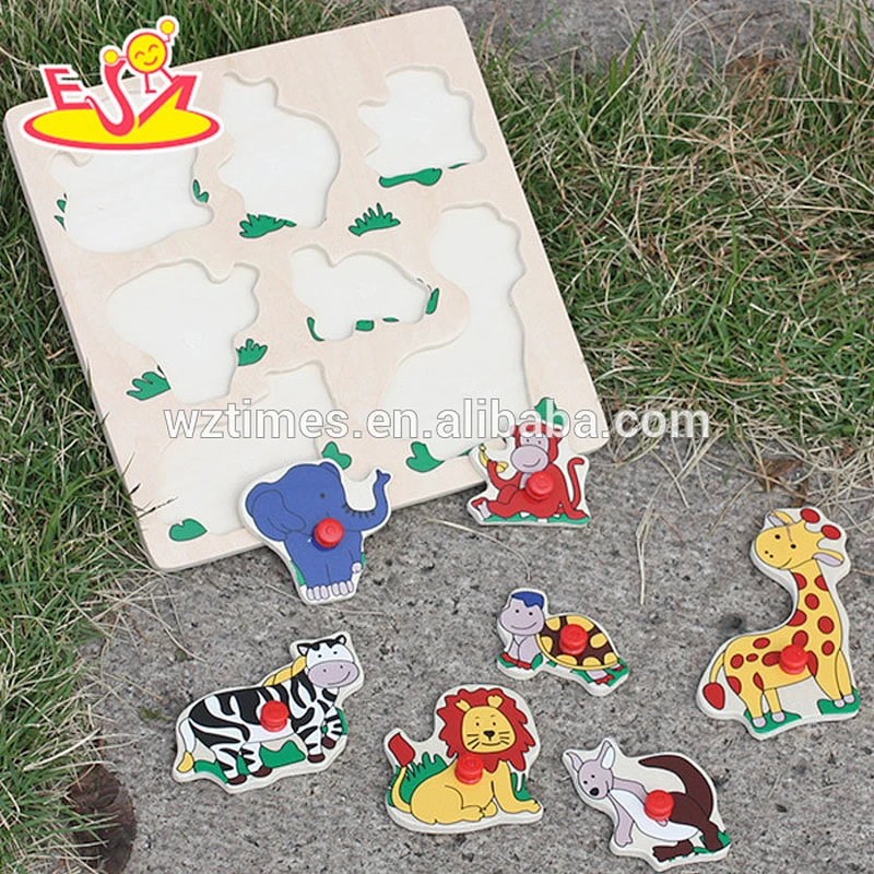wholesale high quality kids wooden puzzle cheap wooden puzzle W14M087