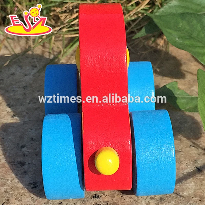 hottest traffic model series wooden car toy for kids W04A200
