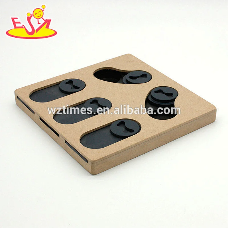 Wholesale best selling interactive wooden pets toy for increasing fun life W06F068