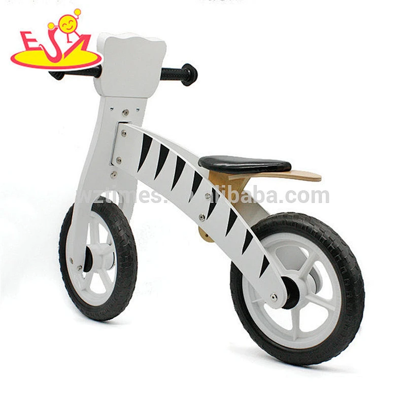 New design tiger style wooden toddler push bike for walking learning W16C204