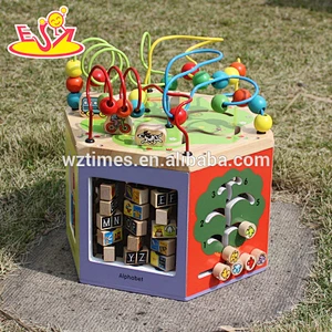 2018 wholesale baby wooden abacus beads funny kids wooden abacus beads sale children wooden abacus beads W12D047