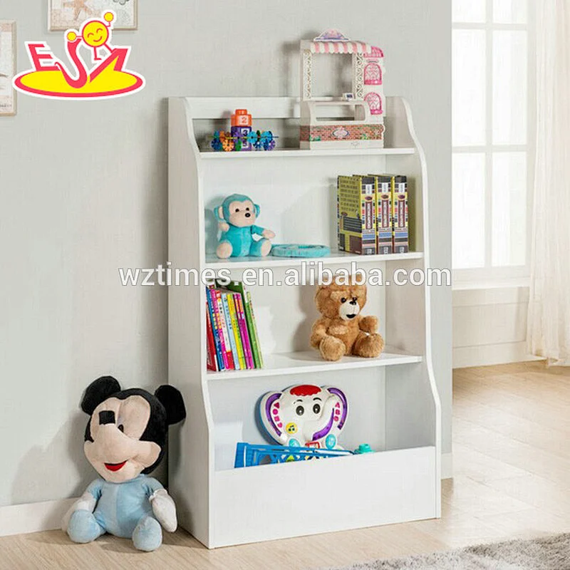 Wholesale New multifunction wooden toy box with shelf for kids W08C244