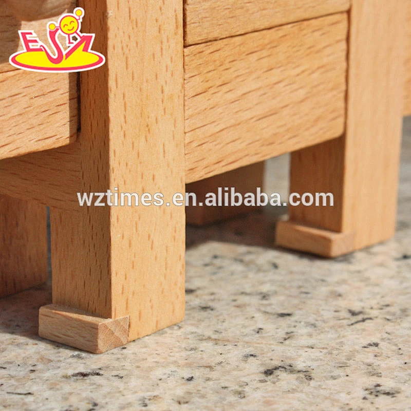 wholesale new design children diy wooden animal intelligence toy for education W11C016