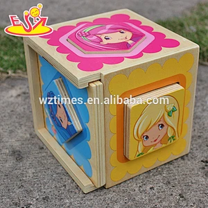 Wholesale educational wooden box toy for kids W11C012