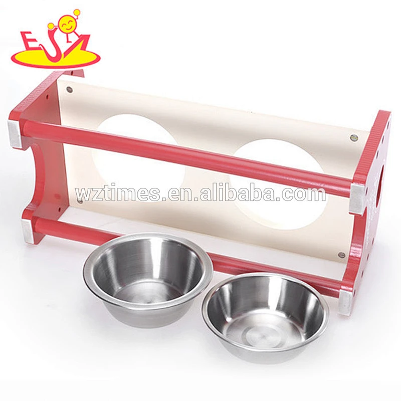 wholesale new fashion children wooden pet feeder for sale as gift W06F016