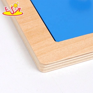 High quality educational wooden montessori shape puzzle for toddlers W12F099