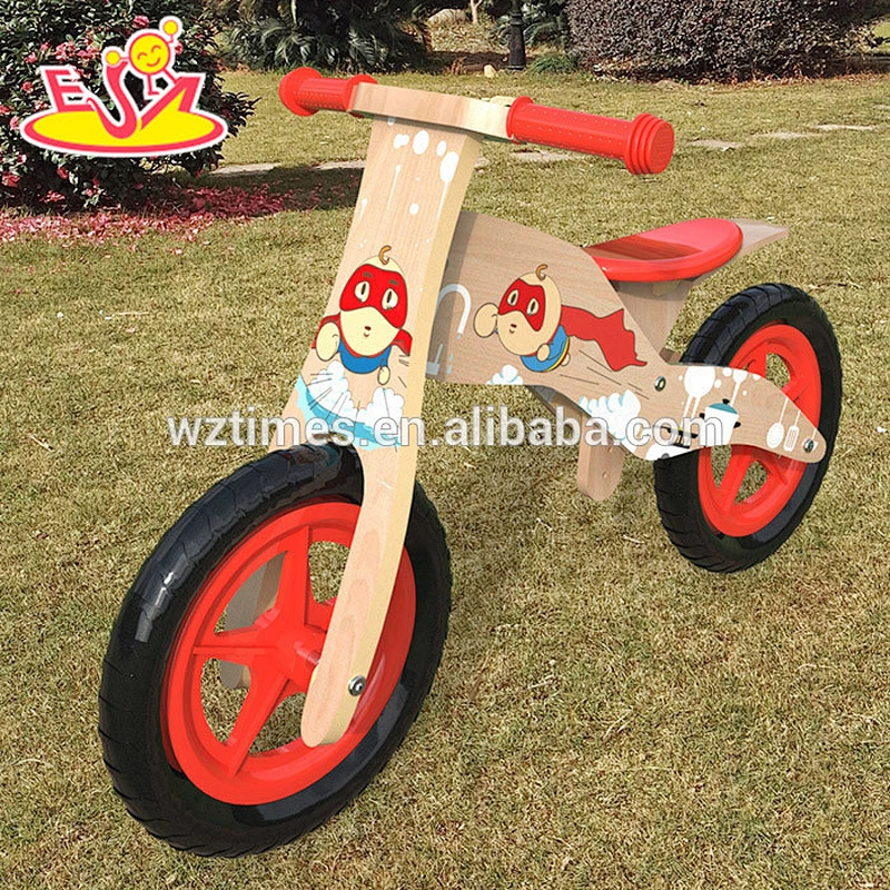 2018 Wholesale best design balance wooden children bicycle W16C176