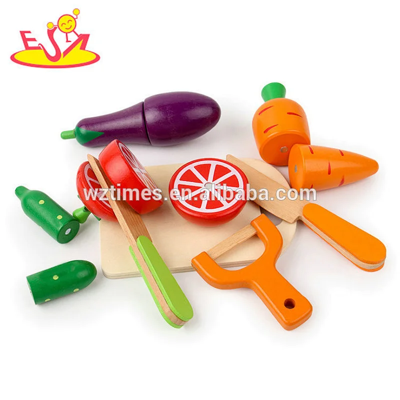 2018 Wholesale funny wooden play kitchen for kids W10B223