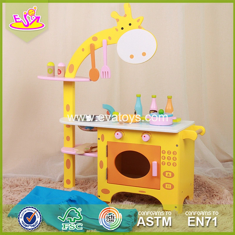 2018 New design wooden mini kitchen toy children wooden mini kitchen toy baby wooden mini kitchen toy W10C234