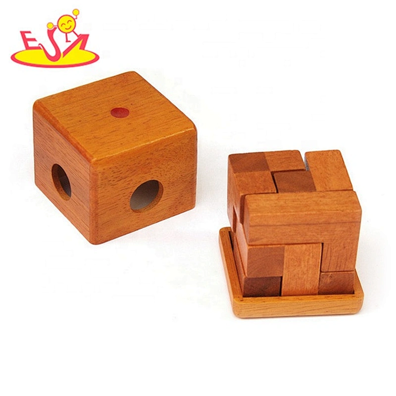 Best design intelligent wooden brain teasers for kids W11C030