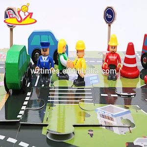 2018 Amazon top seller funny puzzle toys mini paper puzzle track play set for kids W14E007