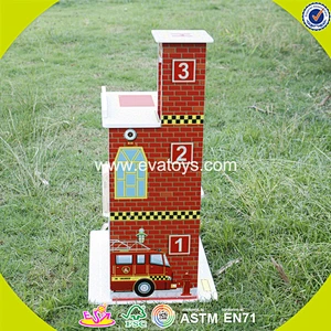 2018 wholesale baby wooden dollhouse top fashion children dollhouse W06A144