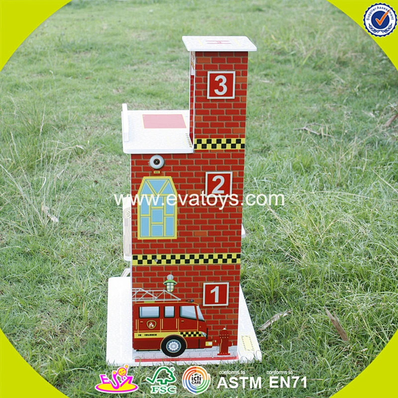 2018 wholesale baby wooden dollhouse top fashion children dollhouse W06A144