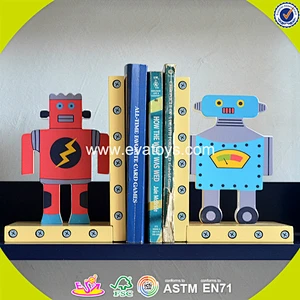 wholesale cartoon children wooden book holder creative baby wooden book holder W08D046