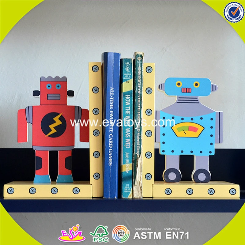 wholesale cartoon children wooden book holder creative baby wooden book holder W08D046