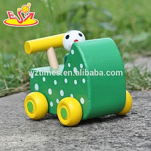 New design baby wooden toy wheels for wholesale W04A324