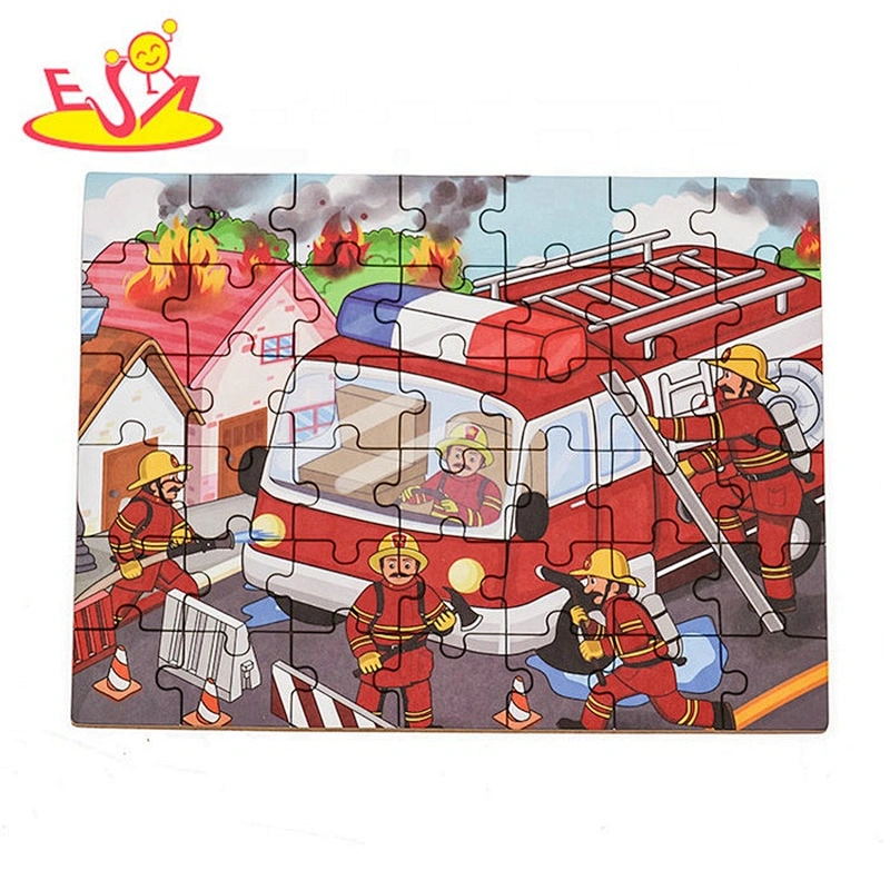 2019 New arrival educational wooden jigsaw puzzle games for children W14C261