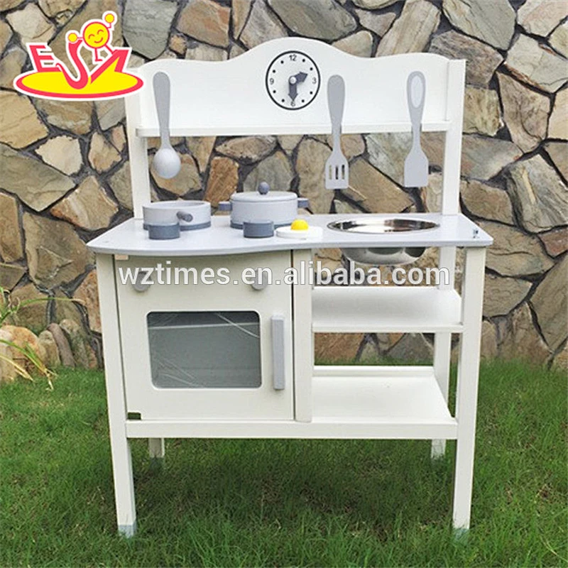 2018 Wholese children wooden play kitchen toy new design wooden play kitchen toy educational wooden play kitchen toy W10C253
