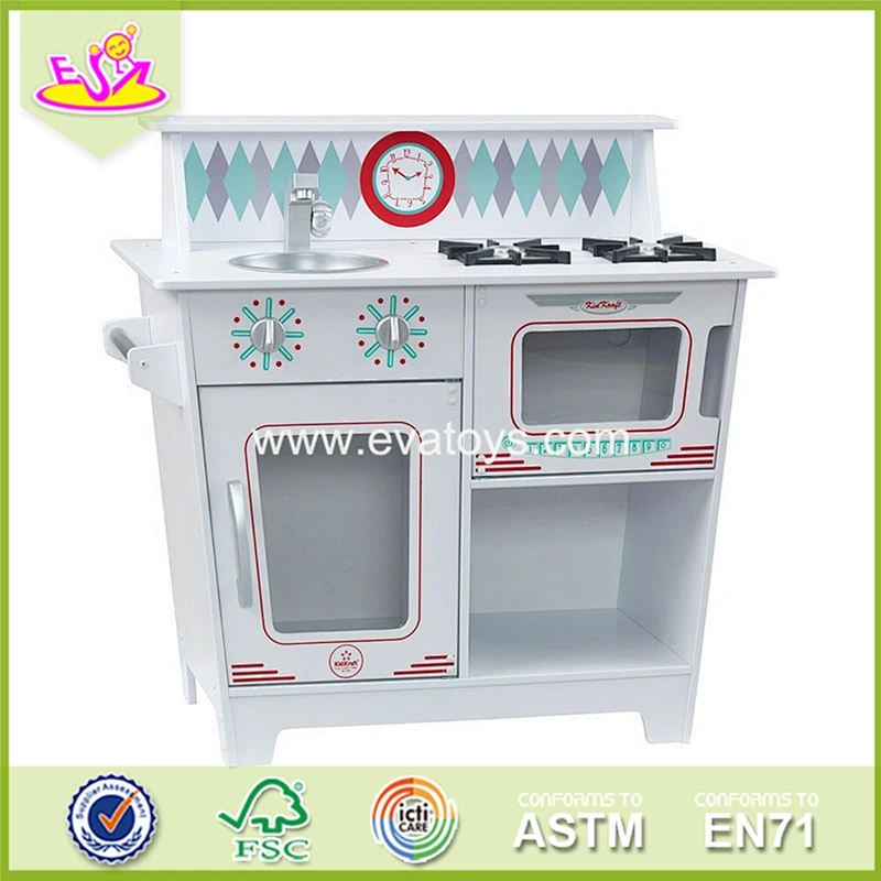 Wholesale attractive price role play toy wooden cooking kitchen toy for toddler W10C264