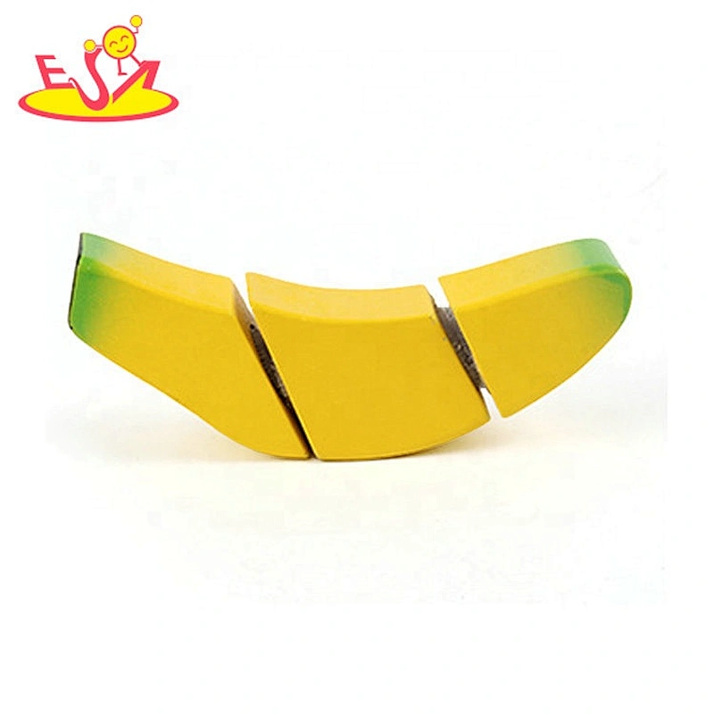 2019 Most popular simulation wooden toy cutting fruit and vegetables for kids W10B306